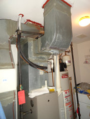 We maintain gas furnaces with air conditioning such as this one from Society Hill in Jersey City, NJ.